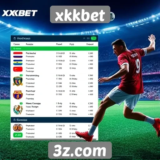 Apostas esportivas em destaque no xkkbet